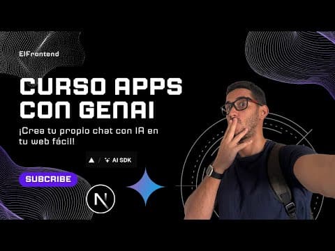 Curso de creación de aplicaciones con Inteligencia Artificial - Parte 1