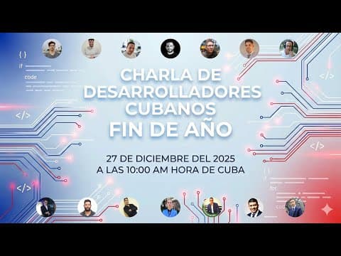 ¡Gran Reunión de Desarrolladores Cubanos por Fin de Año 2025! 🚀
