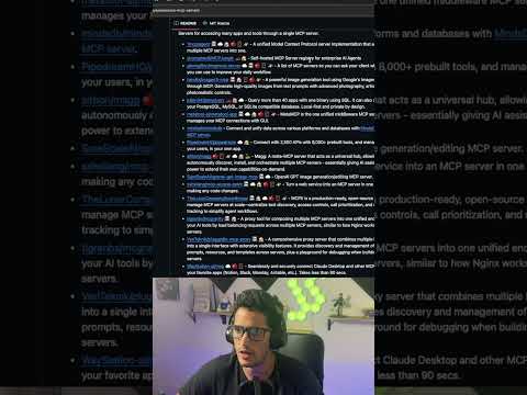 Necesitas un MCP Server?. Acá te dejo una lista en la cual encontrarás servidores de todo tipo. #ai